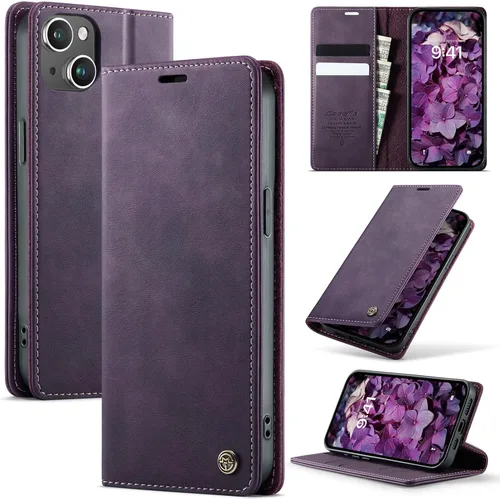 Vista 20 de Funda tipo cartera para Samsung Galaxy Z Fold 7 de piel con tarjetero y función atril, cierre magnético, bloqueo RFID, TPU a prueba de golpes, Negro