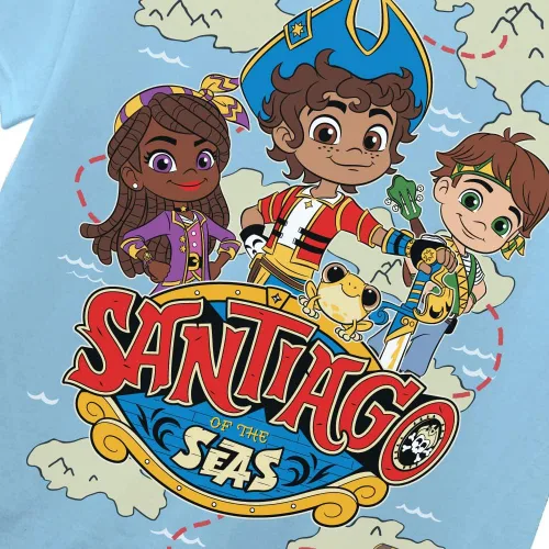 Vista 2 de Nickelodeon Boys' Toddler Seas Tee-Santiago, Lorelai, Tomas, Kiko
