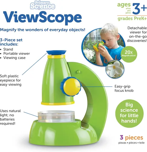 Vista 6 de Lupa Learning Resources, ciencias primarias, ViewScope