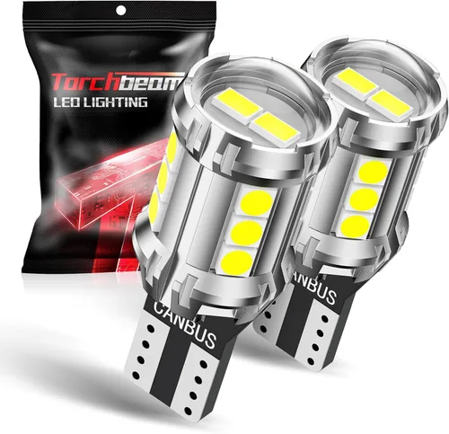 Vista 13 de Torchbeam Bombillas LED 3157 3156, bombillas LED de señal de giro amarillo ámbar, 400% más brillante 3156 3057 3457 4157 bombilla LED con proyector