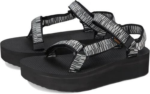 Vista 10 de Sandalia Teva de plataforma universal para mujer Balance Oliva Quemada