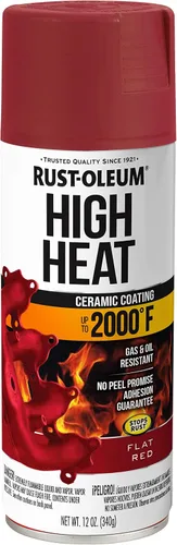 Vista 6 de Rust-Oleum 260771 Pintura en aerosol de alto calor automotriz, 11 onzas, transparente
