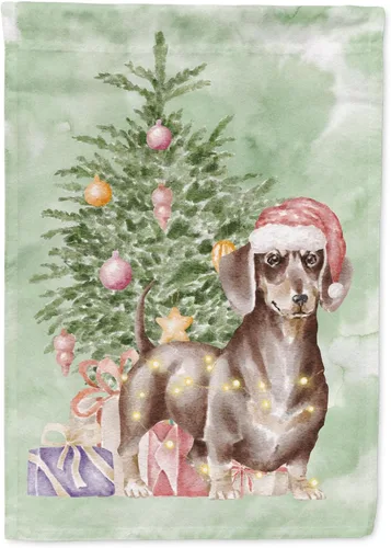 Vista 76 de Caroline's Treasures CK8213GF Bulldog Inglés #2 Regalos de Navidad y árbol de jardín Bandera de buzón Bandera decorativa para patio exterior, patio