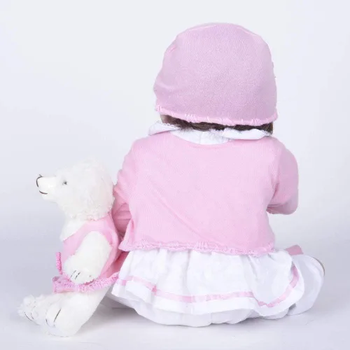 Vista 5 de Memory Aids - Muñeca Reborn de silicona completa de simulación de muñeca bebé de 22 pulgadas C01