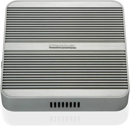 Vista 4 de KINGDEL Mini computadora de escritorio, mini PC sin ventilador con CPU Core i5, 16 GB de RAM, SSD de 256 GB, puerto HD, VGA, 4 x USB 3.0, WiFi