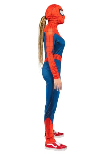 Vista 7 de Disfraz de Spider-Man en versión cómic para mujer Multicolor