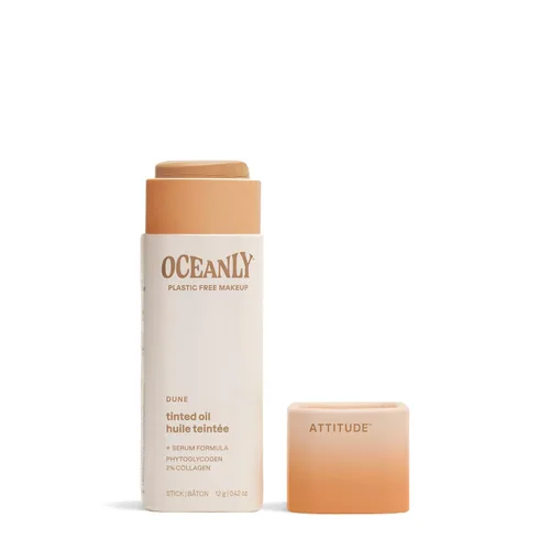 Vista 8 de ATTITUDE Oceanly Light Coverage - Barra de aceite tintado para la cara, verificado por EWG, sin dióxido de titanio, vegano y libre de crueldad, sin