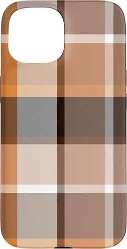 Vista 6 de iPhone 16 Buffalo Check Orange Brown Gingham Scottish Pattern Style Case