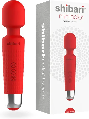 Vista 13 de Shibari Mini Vibrador Halo, Masajeador de Varita, Inalámbrico, Silencioso, Alta Potencia e Impermeable, Estimulación del Clítoris por Vibración