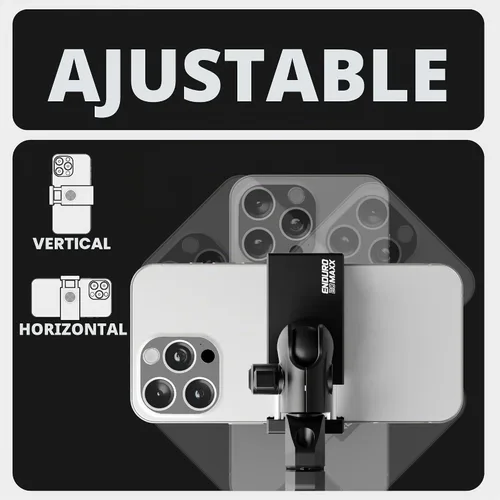 Vista 6 de Tackform Soporte de teléfono negro para motocicleta All Metal – 20MAXX Spring Cradle Abrazadera universal BC3 para manillar de 7/8 pulgadas a