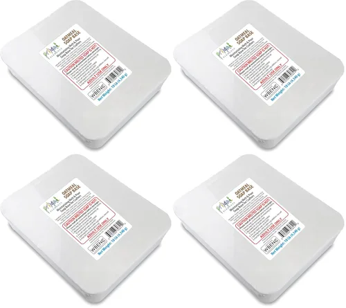Vista 9 de Primal Elements Base de jabón de avena, base de glicerina hidratante para derretir y verter para manualidades, fácil de cortar, 10 libras