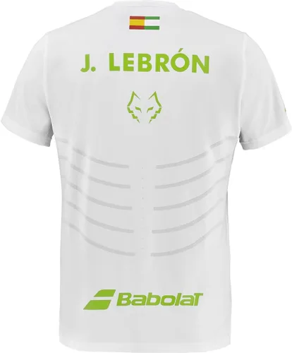 Vista 3 de Babolat Camiseta de Padel Replica Lebron con cuello redondo para hombre