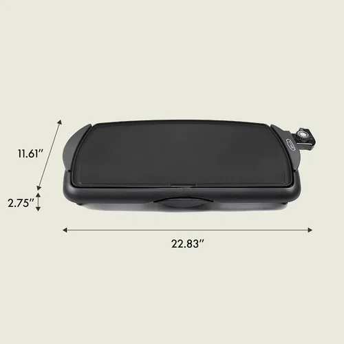 Vista 8 de bella Plancha eléctrica antiadherente, haz 10 huevos a la vez, revestimiento antiadherente Healthy-Eco, limpieza sin complicaciones, gran superficie