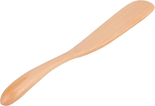 Vista 7 de LIZEALUCKY Cuchillo de mantequilla de madera hecho a mano, esparcidores de queso de gelatina, esparcidores de condimentos, mini espátulas