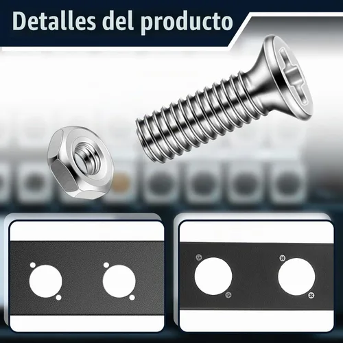 Vista 5 de Dunzy - Kit de tornillos y tuercas para panel serie D (50 piezas)