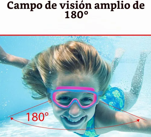 Vista 4 de 2 Pack Kids Swim Goggles, Swimming Glasses