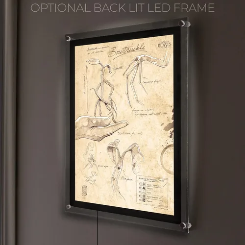Vista 8 de MIGHTYPRINT Animales fantásticos y dónde encontrarlos - Cuaderno de bocetos Bowtruckle - Arte de pared duradero de 17 x 24 pulgadas, no hecho