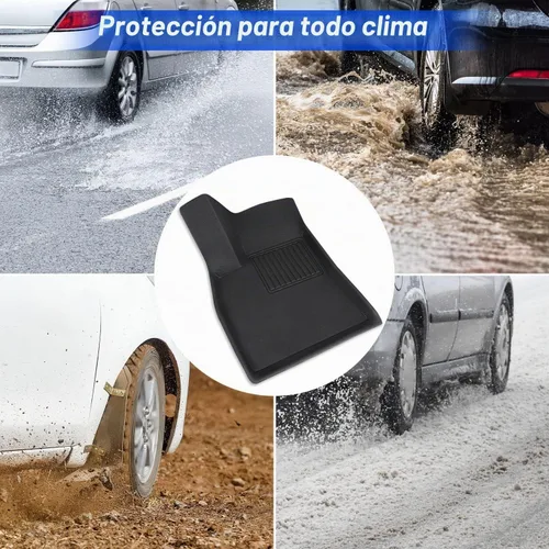 Vista 6 de TAPTES Alfombrillas de Piso para Tesla Model S 2019, 2018, 2017, 2016, 2015, Premium Para Todo Clima Antideslizantes Impermeables Forros de Piso