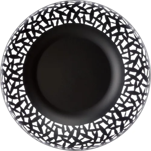Vista 2 de Alessi MSA04/29 B "CACTUS!" Frutero en acero coloreado con resina epoxi, negro