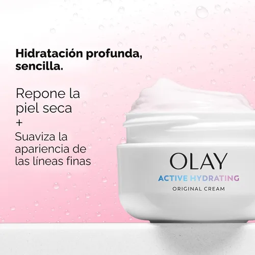 Vista 3 de Crema facial humectante Olay Active Hydrating, 1.9 fl oz