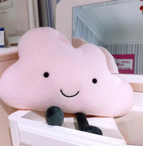 Vista 3 de Cloud Pillows - Almohada de felpa para el hogar, almohada decorativa de felpa para la cabeza del coche