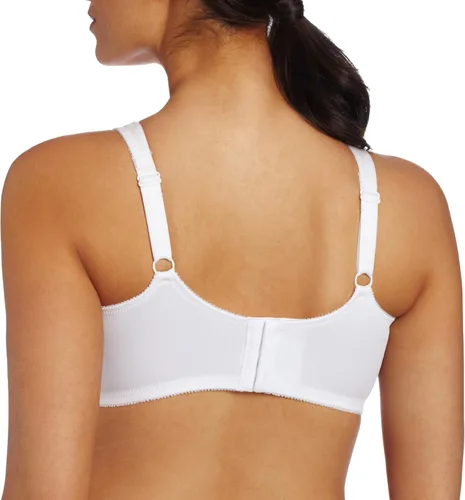 Vista 2 de Exquisite Form 5100535 Fully Cotton Soft Cup Wireless Full-Coverage Bra with Back Closure & Lace