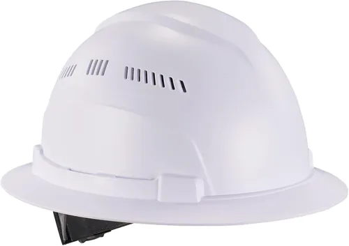 Vista 10 de Ergodyne Skullerz 8968 Sombrero duro de ala completa ligera con ventilación ajustable - Tipo 1, Clase C