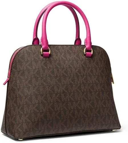 Vista 3 de Michael Kors Cindy - Bolso de cuero y logotipo mediano