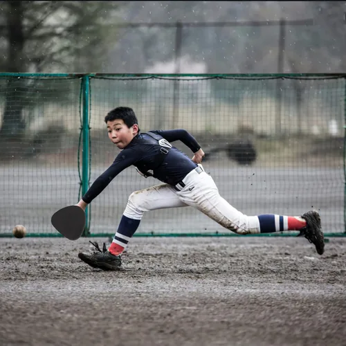 Vista 7 de Hikeen 2 Packs Baseball Training Gloves Infield Training Gloves Pancake Glove Softhands Baseball Fielding Trainer Flat Glove Two-Hands