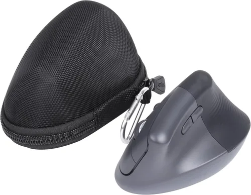 Vista 5 de Aenllosi Estuche de transporte rígido de repuesto para ratón ergonómico vertical Logitech Lift (negro)