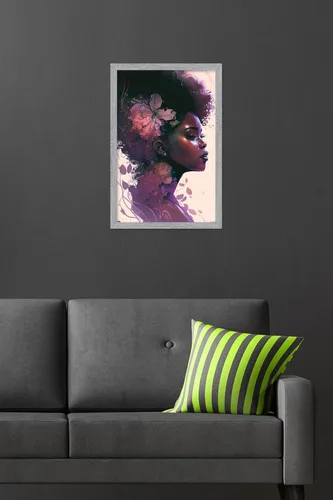 Vista 6 de Trends International Wumples - Beautiful Profile Wall Poster, 22.4L x 14.7W, Gray Framed Version