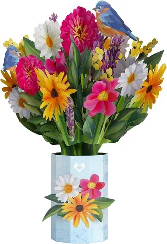 Vista 34 de Lovepop Ramo de Flores de Papel Desenfundable de Todos los Días para Ella y Él - Tarjetas de Felicitación 3D para Niños, Niñas, Hombres, Mujeres