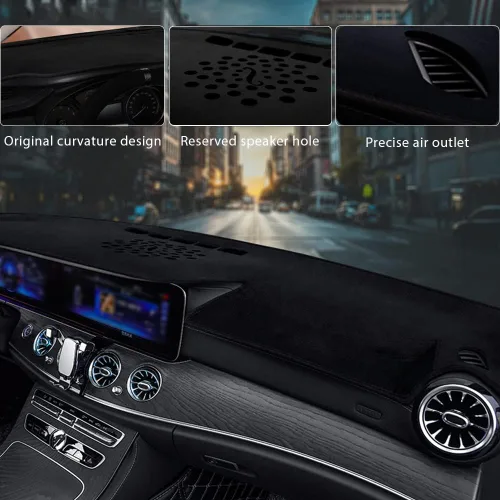 Vista 6 de Cubierta de franela para salpicadero, antideslizante, compatible con Chevrolet Captiva Sport 2006-2016