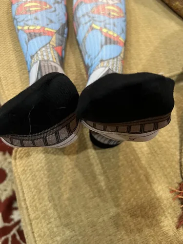 Vista 5 de Spoontiques Divertidos calcetines de media pierna, talla única, SUPERMAN
