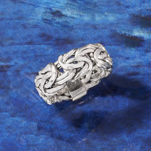Vista 5 de Ross-Simons Sterling Large Byzantine Ring
