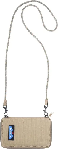 Vista 15 de KAVU Go Time Cartera Cruzada Plegable Bi-Fold con Correa de Cuerda Teñido anudado de playa