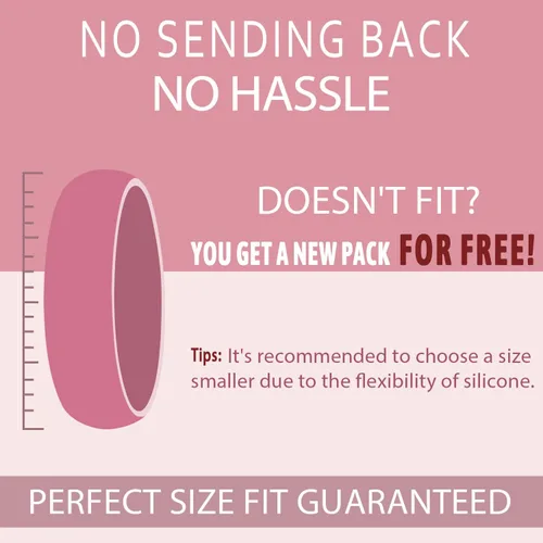 Vista 2 de Egnaro Silicone Ring Women, Inner Arc Ergonomic Breathable Design Womens Silicone Wedding Ring, 4mm Width - 1.5mm Thickness Rubber Wedding Bands