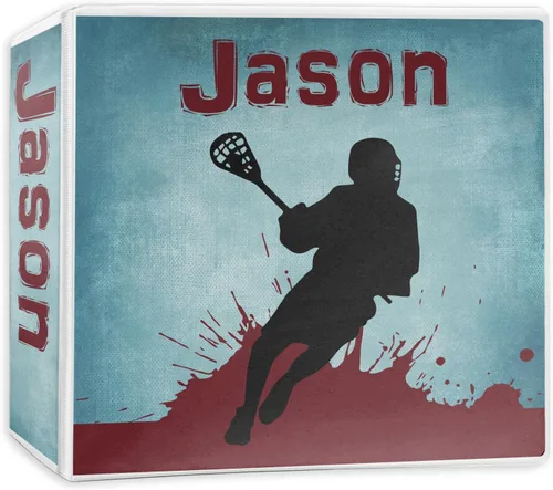Vista 9 de Carpeta personalizada de 3 anillas Lacrosse - 1 pulgada