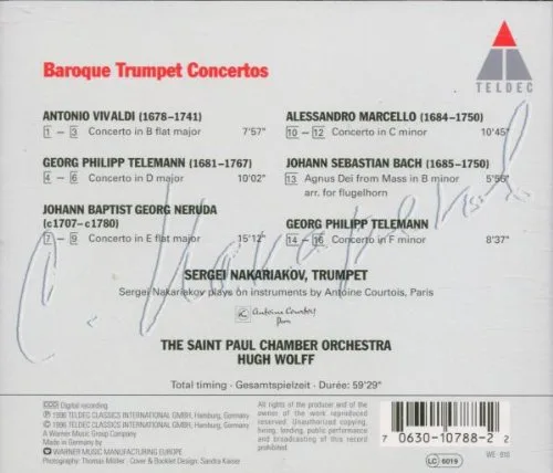 Vista 2 de Sergei Nakariakov ~ Conciertos para trompeta barroca