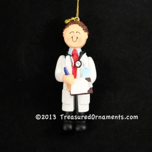 Vista 2 de Ornament Central Adorno Doctor - Hombre - Marrón