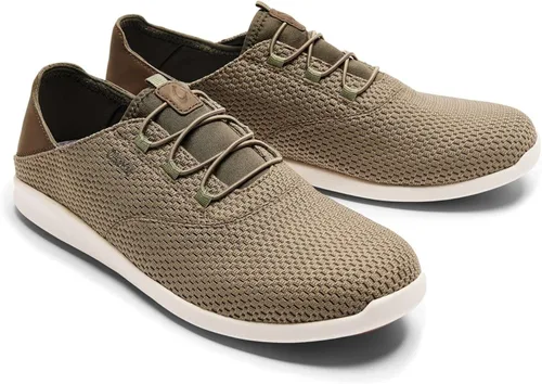 Vista 5 de OLUKAI Alapa Li - Tenis deportivos para hombre, malla transpirable y diseño que absorbe la humedad, sin cordones, ligeros y de apoyo