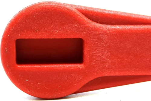 Vista 4 de JSP Manufacturing Llave de gas y bung llave de tambor sólido sin chispas (rojo) (1)