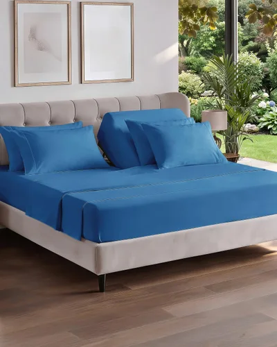 Vista 101 de Juego de sábanas Twin de 4 piezas - Cómodo, transpirable y refrescante - Juego de ropa de cama de lujo de hotel ultrasuave con bolsillos profundos