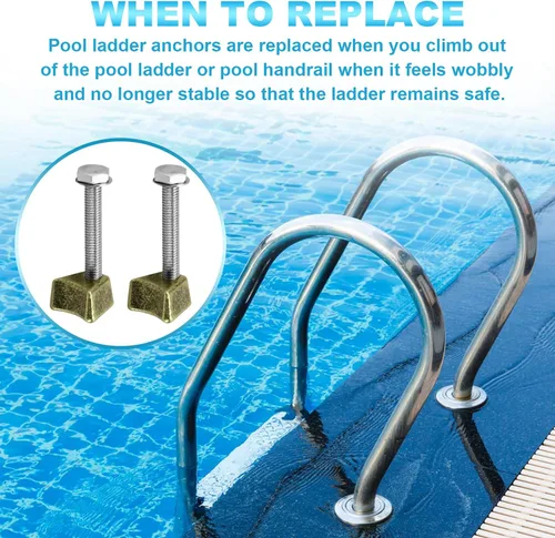 Vista 7 de Anclajes de escalera de piscina – PW-4C Perma-Socket Wedge Assy para perno de anclaje de bronce fundido Perma/Ajuste de 3 ", 4 " enchufes