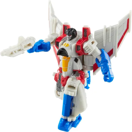 Vista 7 de Transformers Toys Studio Series Core Bumblebee Starscream, figura de acción de conversión de 3.5 pulgadas, 8+