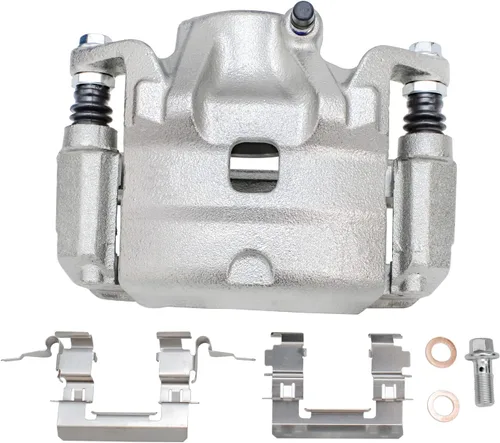 Vista 3 de Detroit Axle - Kit de freno delantero para Nissan Altima Sentra 07-10, repuesto de pastillas de freno de cerámica de freno de disco 2007 2008 2009