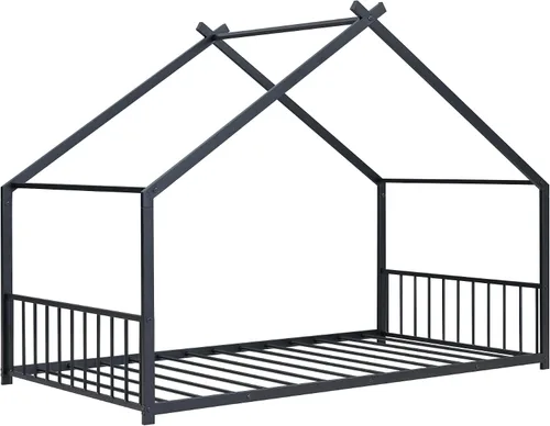 Vista 4 de SOFTSEA Marco de cama de metal doble para niños