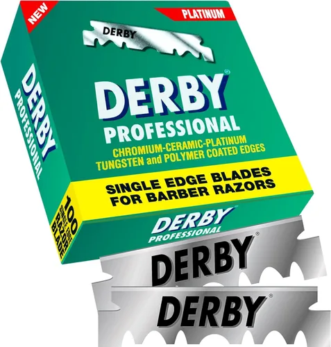 Vista 5 de Derby Cuchillas de afeitar profesionales de un solo filo, 100