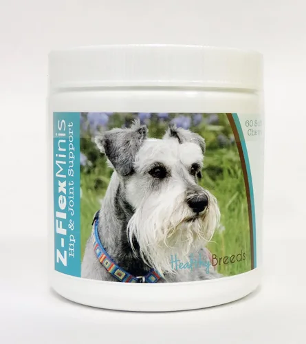 Vista 54 de Healthy Breeds Affenpinscher Z-Flex Minis - Masticables suaves para cadera y articulaciones, 60