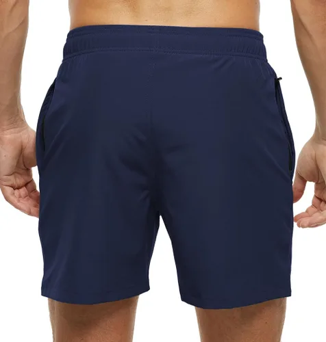 Vista 3 de Traje de baño corto de secado rápido para hombre, con bolsillos con cremallera